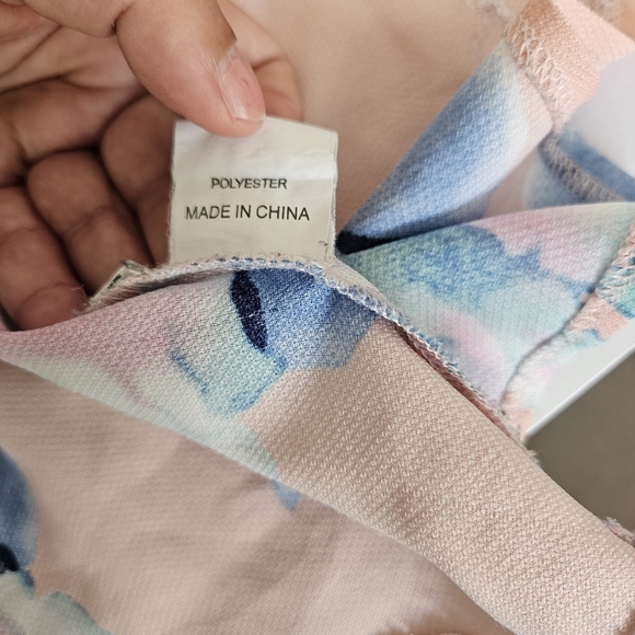 Paper Scissors | pink and blue Gorgeous Halter Top - Size S - Picture 8 of 8